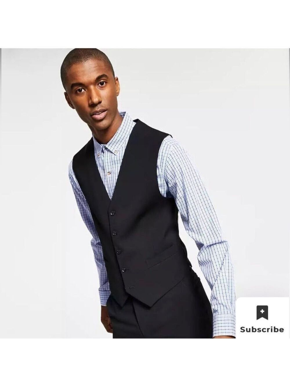 Tommy Hilfiger Men's Modern-Fit Wool TH-Flex Stretch Suit Vest - NWT
